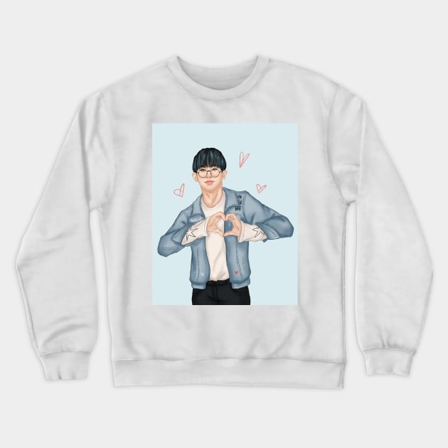 MONSTA X - Wonho Crewneck Sweatshirt by seventhdemigod